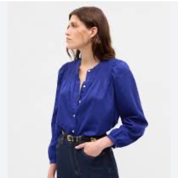 GAP Smocked Shirt - Picture 1 of 4
